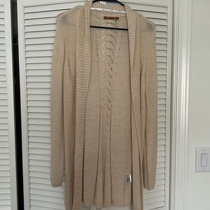 Tan light weight cardigan